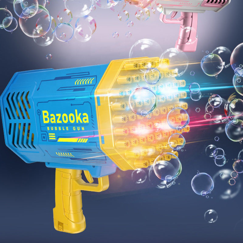 Handheld Automatic Bubble Machine with LED Lights