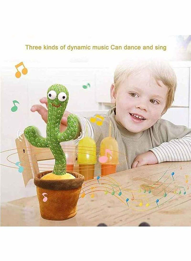 Electric Dancing Plant Cactus Plush Stuffed Toy With Music