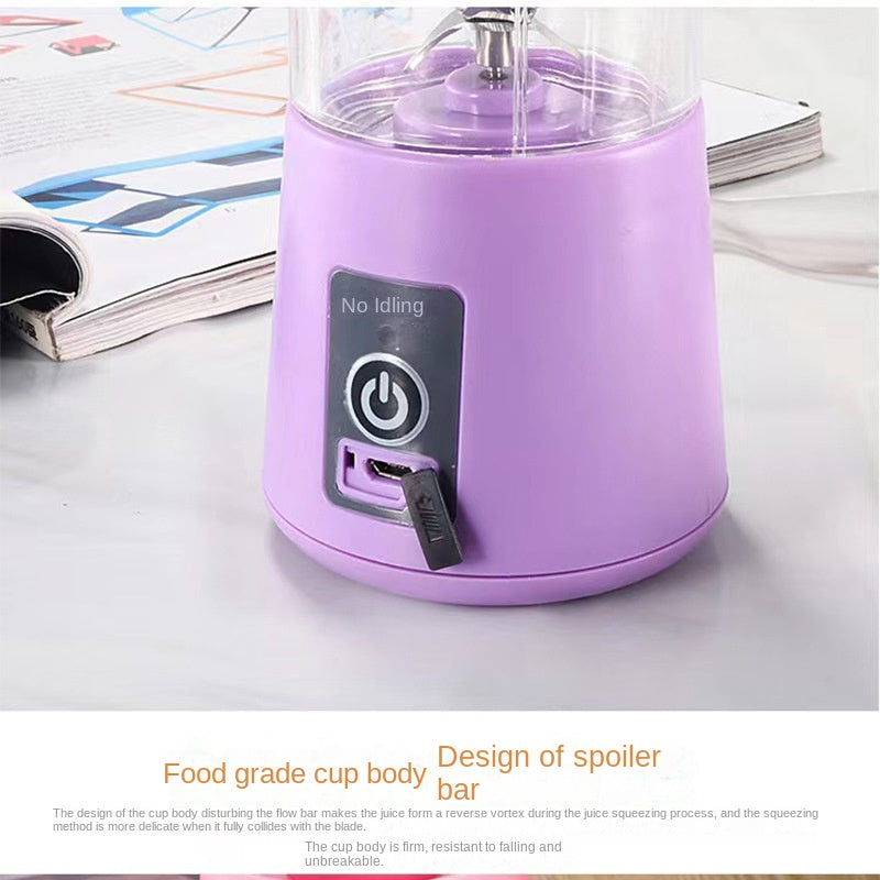 Portable Rechargeable Mini Electric Juicer - Smoothie Ice Maker