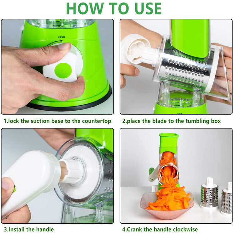 Multi-function Manual Vegetable Shredder